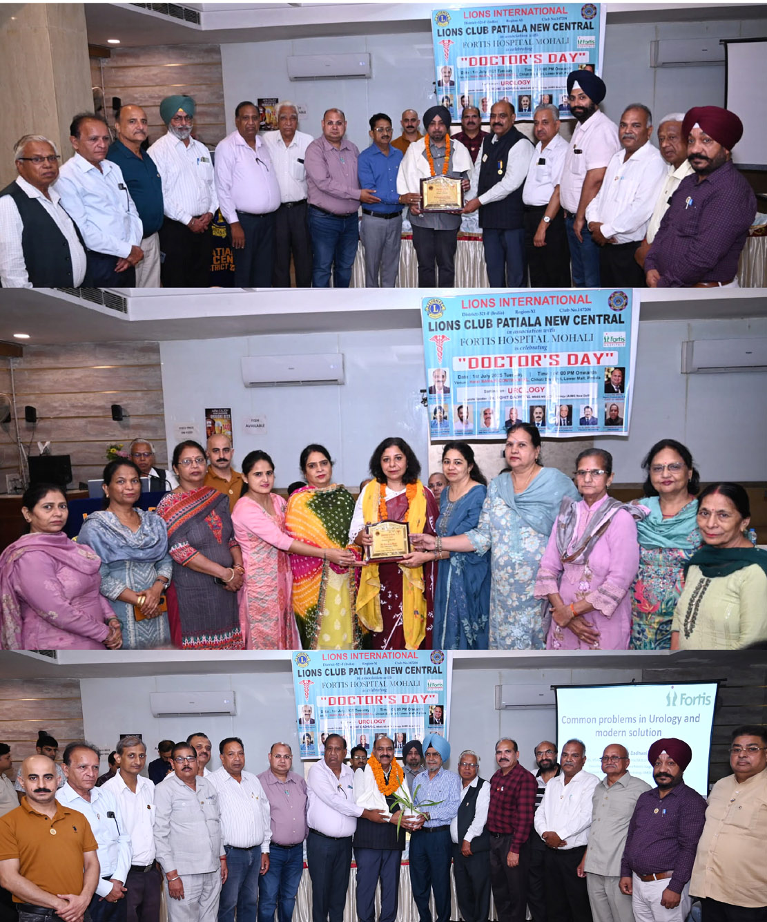 Lions International celebrated Doctors' Day under the patronage of Harmesh Singla